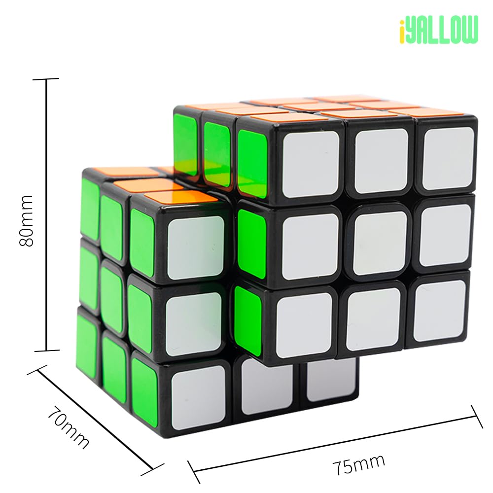 Amazon.com: iYallow 3X3 Double Cube III Speed Cube for Stress and